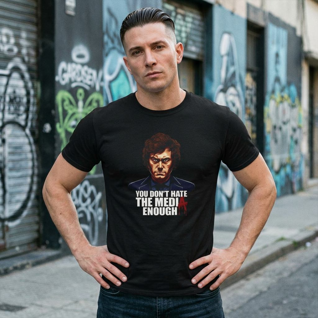 Javier Milei You Don’t Hate the Media Enough Tee